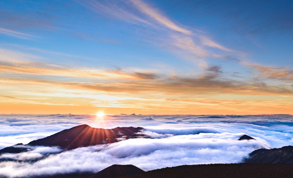 Make sure you add a hike up the Haleakala Crater to your Hawaii itinerary for jaw-dropping views
