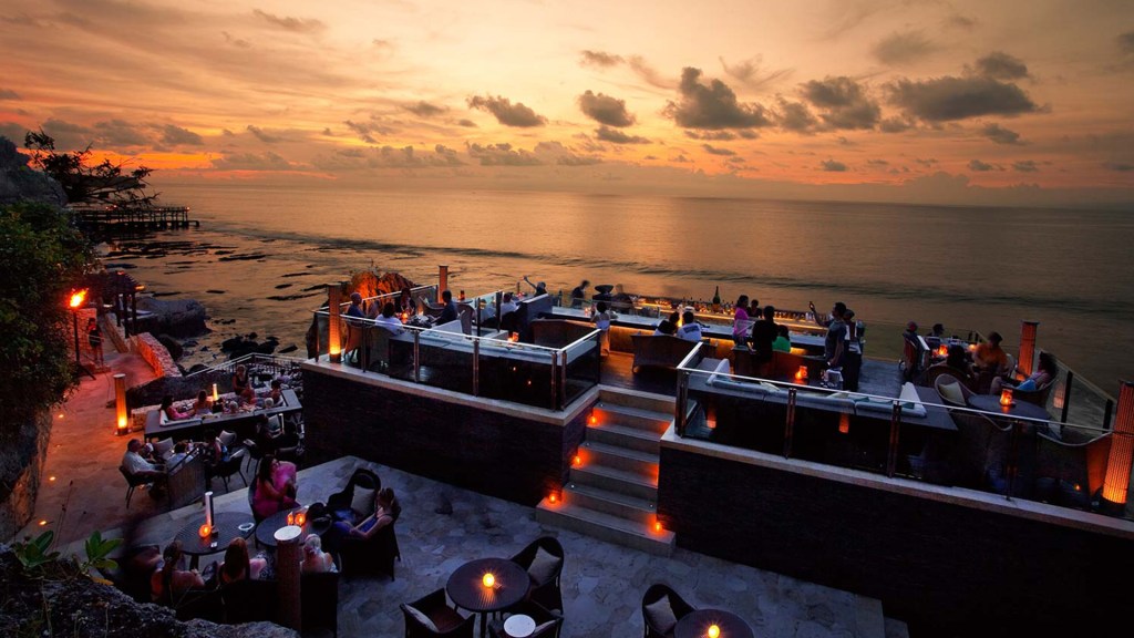 Rock Bar at RIMBA Jimbaran Bali by AYANA, one of the Top Five-Star Resorts in Jimbaran, Bali - Luxury Escapes 