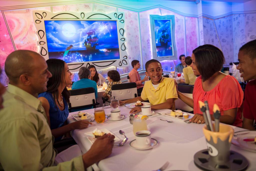 Animator's Palate Restaurant onboard Disney Wonder cruise - Luxury Escapes