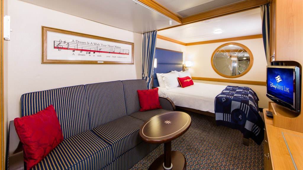 Interior Stateroom with touches of Mickey Mouse, onboard the Disney Wonder cruise sailing in Australian waters - Luxury Escapes