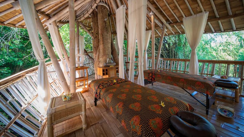 The massage area of Ulaman Eco Luxury Resort, one of Bali's Best Spas for Wellness Enthusiasts  - Luxury Escapes 