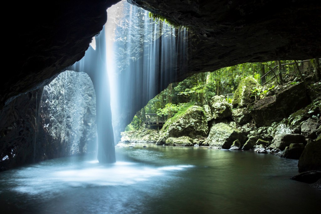 Tour Natural Bridge National Park, one of the most romantic day excursions on the Gold Coast - Luxury Escapes. 